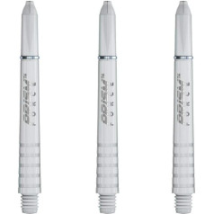 Winmau Prism Force Force Grip Zone Stems Medium 48mm White - 3 Sets