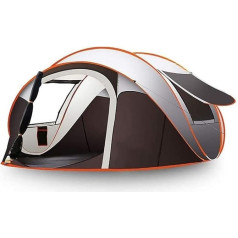 Camping Automatic Pop Up Tent 5-8 Man 100% Waterproof Anti-UV Multifunction for Easy Setup