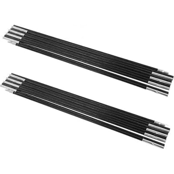 For Fiberglass Camping Tent Pole Bars Outdoor Support Poles Awning Frame Kit-4.48m