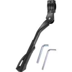 X AUTOHAUX 1 Set Fit 24-29 Inch Bicycles Adjustable Bicycle Stand Non-Slip Side Stand Kickstand Bicycle for Mountain Bike E-Bike Trekking Road Bike