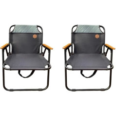 hdg 2 Camping Chairs Folding Chairs up to 150 kg Sturdy Fishing Chair Space Saving Camping Chairs for Travel Sports Festival Vanlife Accessories Portable Folding Camping Chair Garden Chair Camping