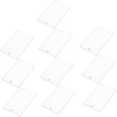KICHOUSE 10st Baseball-kartenschutz Magnetisches Kartenetui Fotokartenhalter Hüllen Für Sammelkarten Kartenschutzhülle Fußballkartenschutz Spielkartenetui Starker Magnet Plastik Sternkarte