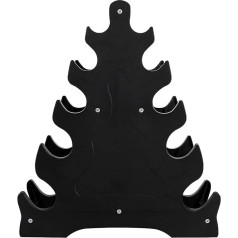 BESPORTBLE 5 Tier Dumbbell Storage Rack 43.5cm Weight Stand with Weights Dumbbell Holder Dumbbell Rack for Gym