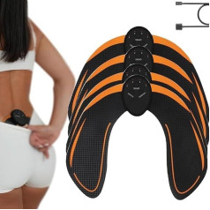 Zorvera Booty Trainer, Zorvera Booty Trainer for Frauen, Zorvera Smart Booty Trainer for Frauen, Verstellbarer tragbarer Booty Trainer, mit 6 Modi Smart Training for Workout Home Gym(4pcs)