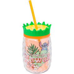 Silver Buffalo Stitch and Scrump Greetings From Hawaii Pineapple Double Walled 16 oz Mug