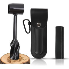 Bushcraft Gear for Survival Bushcraft Gear and Manual Auger, Hand Auger, Manual Hole Maker for Camping and Outdoor Backpacking Gear