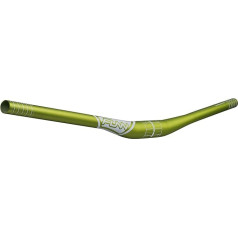 Funn Kingpin Mountain Bike Handlebar with Handlebar Clamp 31.8mm and Width 810mm Heavy Duty Lightweight Alloy Riser Handlebar for MTB BMX Road Bike Riser 15mm Green MTB Handlebar