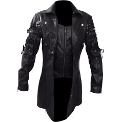 SRZYMJ Leather Jacket Men's Biker Jacket Men's Leather Rain Jacket Breathable Summer Men's Sweat Jacket Men's Jacket Rain Jacket Waterproof Breathable Fleece Winter Jacket