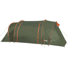 AbarQs GOBI 4 Person Camping Tent, Lightweight, Waterproof, Easy Assembly, Ventilation Plates, UV Resistant (Green)