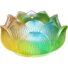 Petroleum Lamp Lotus Glazed Candle Holder, Oil Lamp Holder, Household, Buddha Front Candle Holder, Butter Lamp, Household Oil Lamp
