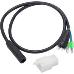 BOROCO Motor Extension Cable, 9 Pin Waterproof Ebike Plug Adapter E-Bike Motors Extension Cable, 600mm Motor Convert Extension Cable