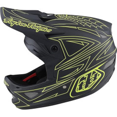 Troy Lee Designs D3 FIBERLITE Factory Helmet Neon Yellow 2018