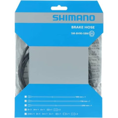 SHIMANO Unisex Adult Black 2000 mm Brake Hose Bicycle Brakes, Multi-Colour, One Size