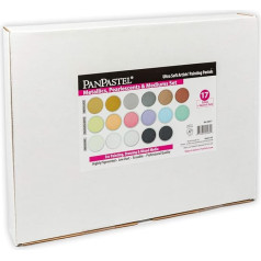Panpastel 17 Metallic/Pearl/Medium Set