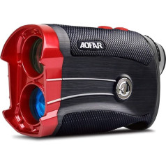 AOFAR GX-2S Laser Golf Rangefinder with Slope On/Off, 600 m White Golf Rangefinder with Flag Lock and Vibration, Legal for Competitions, Gift Packaging