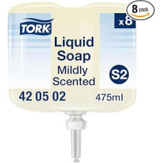 Tork Mild Scented Hand Mini Liquid Soap S2 Fresh Fragrance 8 × 475 ml 420502