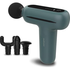 medisana MG 200 Mini Massage Gun, Massage Gun with 4 Attachments, Massager with Smart Mode and 5 Intensity Levels for Relaxation and Massage, Long Battery Life, with Storage Box