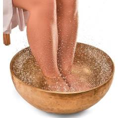 MASSAGE-EXPERT Large Tibetan Singing Bowl, Diameter 46 cm, Up to Shoe Size 40, 8,500 g, Deep Tone for Sound Bath, Yoga, Meditation, Professional Quality