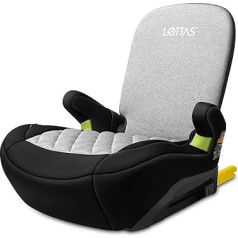 LETTAS I-SIZE Child Booster Seat Group 3 (approx. 6-12 Years, 125-150 cm) Car Seat/Child Seat with ISOFIX ECE R129