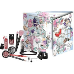 fesh! - Cosmetic Advent Calendar for Teens, Stay Chic, 24 Beauty and Makeup Surprises, Highlights for Eyes, Lips and Face, in Elegant Box, Special Gift Idea for Young Women