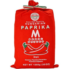 Menol Spices Hungarian peppers (hot 1000g) premium quality, origin: Szeged, Hungary
