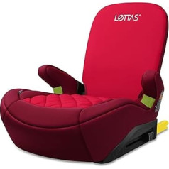 LETTAS I-SIZE Isofix Group 3 Child Seat (125-150 cm, 22-36 kg) Car Seat Booster Seat from 6 to 12 Years