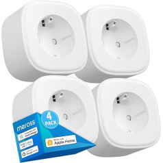 meross WiFi Socket, Smart Plug Compatible with Alexa, Apple HomeKit, Google Assistant and SmartThings, Timer and Remote Control (4)