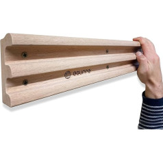 Behatz Wooden Training Table Finger Strength and Hangers
