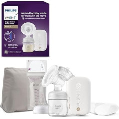 Electronic Philips Avent Single Breast Pump Premium with Natural Motion Technology, Rechargeable Battery, Timer Display (Model SCF396/31)