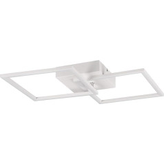 Reality Leuchten Trail R64492131 LED Ceiling Light Metal Matt White with 20 Watt LED