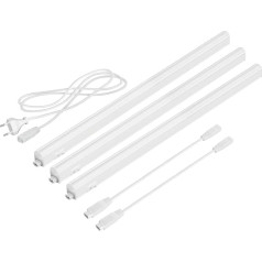 parlat Rigel LED Under-Unit Lights, Each 57.3 cm, 40 cm Cable, 790 lm, Warm White, Set of 3