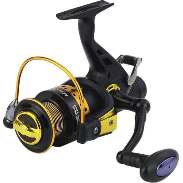 Fishing Tackle Throwing Round Carp Fishing Reel Bearing 13 + 1BB Double Unloading Metal Head Front and Rear Brake Reel Fishing Sea Fishing Wheel Fishing Tackle Saltwater (Size: 3000)