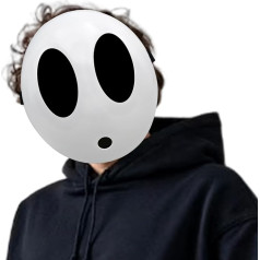 nezababy Shy Guy Mask Troublemaker Anime Mask Masquerade Ball Mask Cosplay Shy Costume Halloween Accessory Prop for Birthday Parties