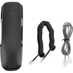 Wall&Desk Landline Phones with Noise Cancellation, Call Number, Mute and Pause, Supports Corded Phones