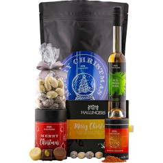 Hallingers Merry Christmas XXL - Christmas Gifts Wonder Bag XXL, Gourmet Delicacies as a Gift Basket for Christmas (Set) - Gift in Summer & as a Perfect Barbecue Gift | New Home Glow