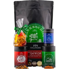 Hallingers Thank You XXL – Christmas Gifts Wonder Bag XXL, Gourmet Delicacies as a Gift Basket for Christmas (Set) – Gift in Summer & as a Perfect Barbecue Gift | New Home Congratulations