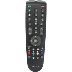 VINABTY RC-YC1(720117145600) Replacement Remote Control for Grundig 32XLC3220BA 32XLC3200BA 32VLE4300BA 32GLX4000 32GLX2600 16-2920 19-2920 22-2920 2XLE3220BA 32XLC325BA 32GLX2500 32GLX2600