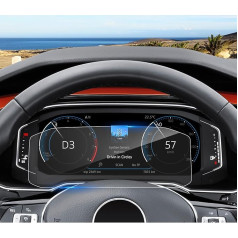 Coleya Screen Protector Compatible with VW T-ROC 2018-2024, VW T ROC Tempered Glass Screen Protector, 9H Anti-Scratch Screen Protector for Dashboard Screen (10.25 Inches)
