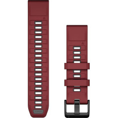 Garmin QuickFit Silicone Strap 20mm Black/Pebble Grey