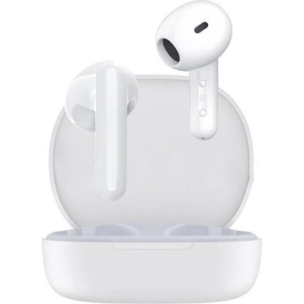 Xiaomi Redmi Buds 4 Lite Bluetooth Headphones 5.3, In-Ear Headphones, Wireless Bluetooth, 20 Hours Battery, AI Noise Cancelling for Calls, Touch Control, Quick Connection, IP54, White