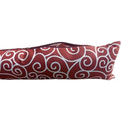 Windstopper Vintage Style Padded Draught Excluder Removable Cover for Armoured Doors and Windows Draught Excluder Universal Wind Protection - Keeps Heat Against Cold (6), 100 x 14 cm