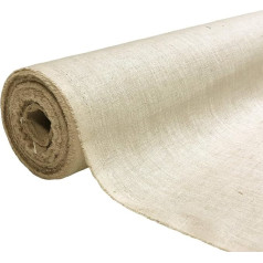 A-Express Natural Linen Fabric Soft Clothing Pure Linen Fabric for Handmade Sewing DIY Tailoring Cross Stitch Fashion Bag 100% Linen 140 cm Width - 1 Metre 100 cm x 140 cm Natural