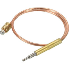 sourcing map 750mv Thermopile Gas Fireplace Thermocouple M9 for Roasting Oven Generator Gas Fryer Stove Oven Water Heating Replacement Parts 16 Inches