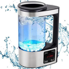 Hydrogen Generator 2L Portable Hydrogen Water Ioniser Hydrogen Water Generator with Thermostat Function and LED Touch Screen for Families
