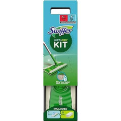 Swiffer Sweeper Wet/Dry Wipes for Floors/Parquet Starter Kit – Pack of 3