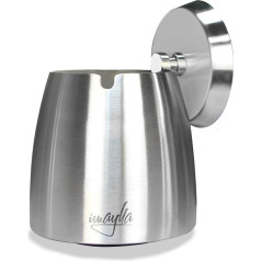 IMAYLLA Ashtray for Outdoor Wind Ashtray, Large, Table Ashtray with Pocket Ashtray for Outdoor and Indoor Use in Garden, Bar, Office (Table Big)