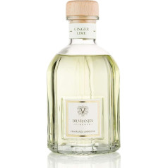 Dr. Vranjes - Ginger Lime 500 ml Diffuser + Double Baking White Sticks (Pack of 3) - Luxury Room Fragrance, Made in Italy, Main Note: Fruity, Scent Pyramid: Lime, Ginger, White Pepper