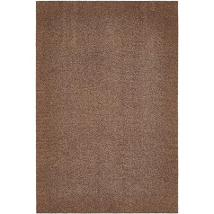 andiamo Samson Doormat for Indoor and Covered Outdoor Use Washable with Non-Slip Backing 100 x 150 cm Brown