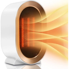 Fan Heater Socket Lumi Heat Heating Ozzi Heat Electric Heater Energy Saving Programmable Ceramic Portable Lightweight and Compact Quick Heat Remote Control Intelligent Instaheat Heater