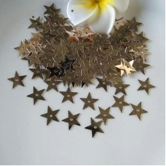 VICIYOO Sequins 3mm 5mm 7mm 10mm 13mm 15mm 20mm Middle Hole Star Bulk Sequins Craft Sequins Sewing Clothes 10g